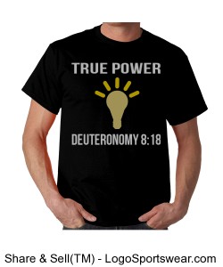 True Power Deuteronomy 8:18 Design Zoom